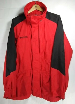 Columbia 男式冬季滑雪夹克大号红色缺失羊毛套衫衬里 — 第 1/4 张图片