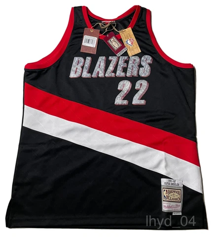 MITCHELL & NESS PORTLAND TRAIL BLAZERS XL $200 CLYDE DREXLER 75TH ANN. JERSEY DS Cover