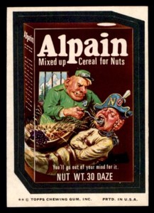 1974 Topps Wacky Packages Series 11 #28 Alpain Cereal NM/MT *d2
