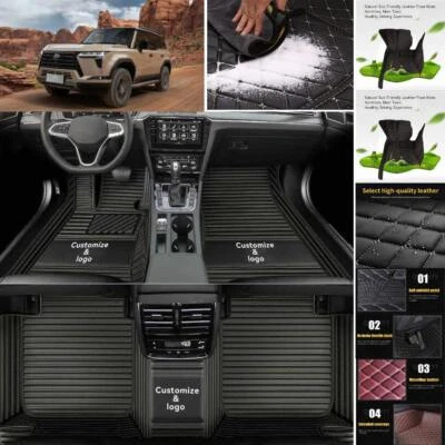 For Lexus GX Car Floor Mats Custom Luxury Waterproof Auto Liners Carpets Foto 1 de 4