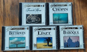 CD LISZT CUERNO FRANCÉS CHOPIN BEETHOVEN BOROQUE VIVALDI TORELLI ALBINONI LOCATELLI - Imagen 1 de 2