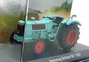 Hachette 1/43 Scale Model Tractor HL41 - 1967 Hnomag Brilliant 601 - Green - Picture 1 of 4