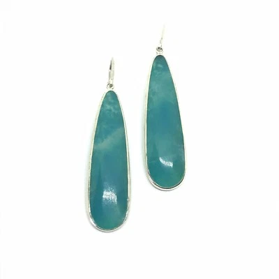 Pendientes de plata de ley de sílice con gema Arizona Ray Mine Foto 1 de 4