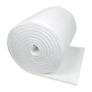 Ceramic Fiber Blanket, 2400F, High Temp Insulation 1" x 24" x 25'