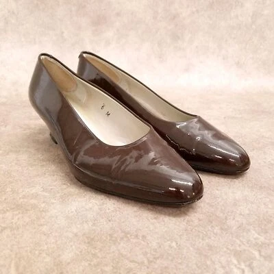 Zapatos de salón Liz Claiborne para mujer talla 6 marrón sin cordones de tacón de gatito Foto 1 de 4