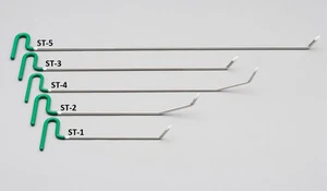 Dent Magic Screw On Tip Set 5 pc 1/4" threads Paintless Dent Repair - Picture 1 of 3