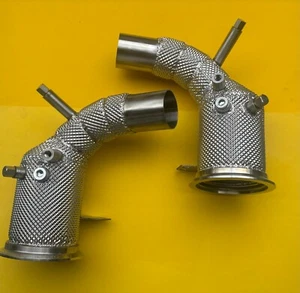 Link Pipe Stainless Steel Sport Catalytic Converter Porsche 911 992 Turbo and Turbo S New - Picture 1 of 2