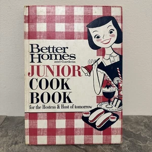 Vintage 1963 Better Homes and Gardens Junior Cookbook Hardcover Cooking Chef GUC - Picture 1 of 6