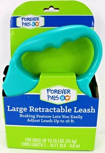 Forever Pals Large Retractable Leash Adjust 2-16 FT w/brake Dogs up to 55LBS NEW - Picture 1 of 2