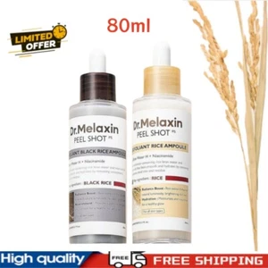 Dr.Melaxin PEEL SHOT GLOW EXFOLIANT REISAMPULLE 80ml (WHITE / BLACK RICE) - Bild 1 von 15