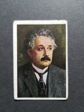 1928 Salem ALBERT EINSTEIN German cigarette card (Babe Ruth of Physics)!!!  [C1]