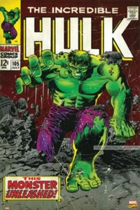Incredible Hulk Comic Cover July 105 Poster 24x36 - Marvel Avengers Comics New - Picture 1 of 6