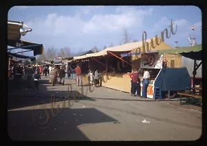 California County Fair Games Shoot Booth Carnival 35mm Slide 1950s Kodachrome - Picture 1 of 2