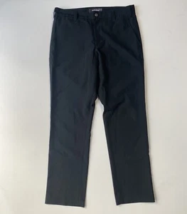 Bluffworks Pants Mens 32x32 (34x31) Black Original Polyester Straight Leg Casual - Picture 1 of 8