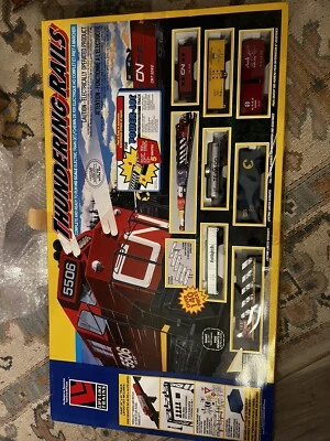 Life-Like HO THUNDERING RAILS Model Railroad Train Set IOB Rare Tested Runs - Image 1 of 4