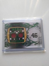 2022 Leaf In The Game Used Andy Pettite Ring Leaders RL-01 jersey card #'d 1/4