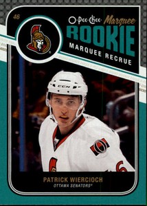 2011-12 O-Pee-Chee Senators Hockey Card #563 Patrick Wiercioch Rookie