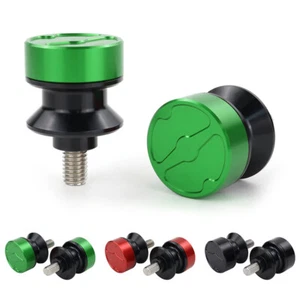 M10 Swingarm-arm Spools Slider Fit For Kawasaki Ninja 300R EX300/Ninja 500 EX500 - Picture 1 of 10