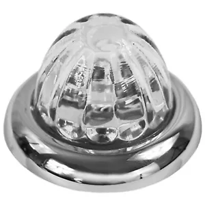 Legendary 1-1/2 Inch Watermelon Style Light, Stud Mount - Blue LED / Clear Glass - Foto 1 di 4