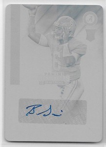 2015 15 PANINI CONTENDERS DRAFT PICKS BLAKE SIMS ROOKIE AUTO PRINTING PLATE 1/1