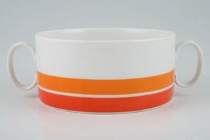 Thomas - White with Red and Orange Bands - Soup Cup - 66670G - Picture 1 of 1