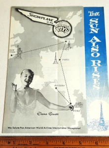 Roxy Theatre New York Programm für - Auch die Sonne geht auf - Tyron Power Ava Gardner - Bild 1 von 3