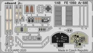 (EDPFE1060) - Eduard Photoetch Zoom 1:48 - Ar 68E - Bild 1 von 1