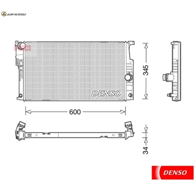 KÜHLER MOTORKÜHLUNG DRM05004 FÜR BMW 1/F2/F20/3/F3 B38B15A 1.5L 3cyl 1 F21 2.0L - Image 1 of 4