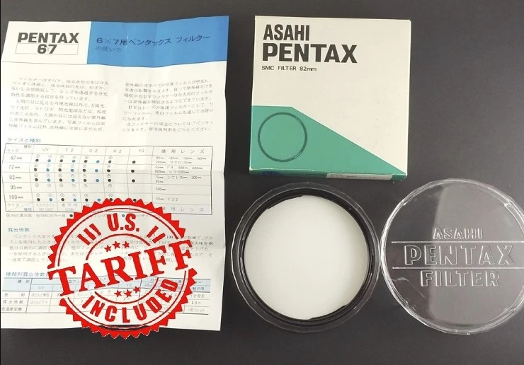 Box [MINT] Pentax 6x7 82mm Skylight SMC UV Lens Filter For 45 75 300 From JAPAN - Image 1 of 4