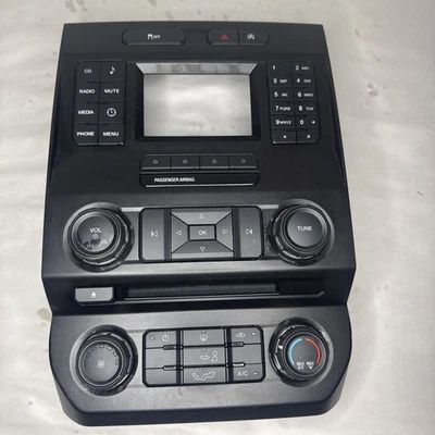 Ford F150 2016 panel de control de radio con controles de temperatura OEM Foto 1 de 4