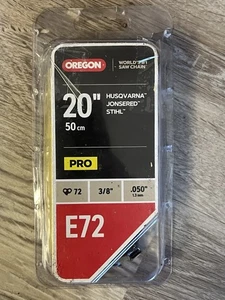 Oregon E72 72 Glieder Ersatz Kettensäge Kette für 20 Zoll, 0,05 Zoll Stärke - Bild 1 von 3