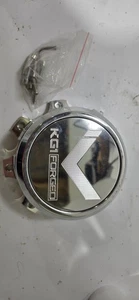 FLOATING KG1 Polished Aluminum Center Caps - 8 Lug (Set of 1) Replacement   - Picture 1 of 7