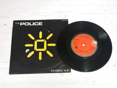 The Police - Invisible Sun - 7" Vinyl - 1981 - AMS 8164 - Image 1 of 4