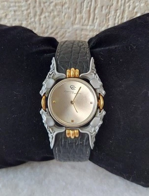 Carrera y Carrera Quartz Watch 29mm Gold Tone Working Sapphire Glass Spain Rare - Image 1 of 4