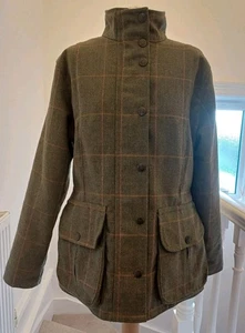 Alan Paine Tweed Jacket Size 14 Excellent Condition Khaki Green. B282 - Picture 1 of 18