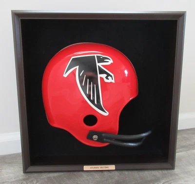Atlanta Falcons VTG Placo Inc. 2 barras capacete de futebol americano placa NFL duas barras 15x15 - Imagem 1 de 4
