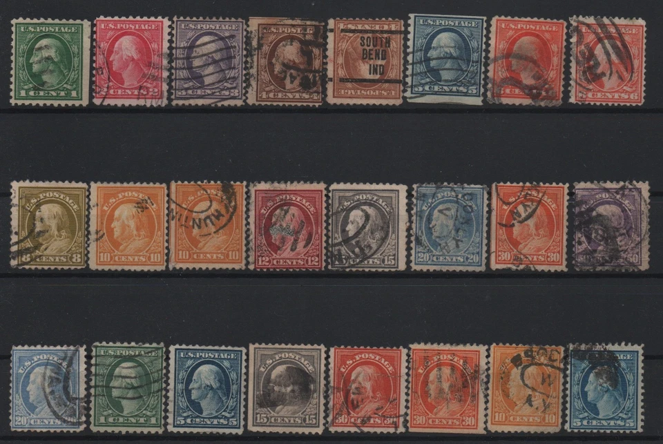 US small lot of used old stamps United States - Image 1 of 1