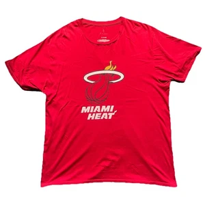 Miami Heat Fanatics T-Shirt Herren Large Graphic Print Kurzarm Rot Tee NBA - Bild 1 von 5