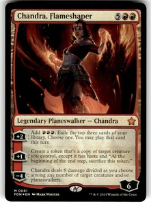 MTG - Chandra, Flameshaper 81 - Fundaciones casi nuevas lámina - Imagen 1 de 2