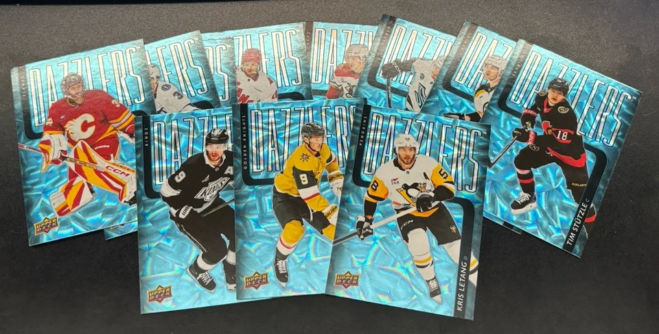 2025-26 UPPER DECK HOCKEY SERIES 1 DAZZLERS BLUE SP INSERTS PICK FROM LIST! - Image 1 of 1