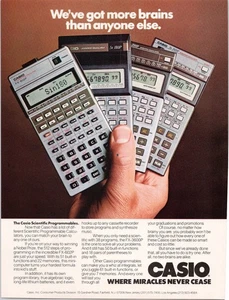 Casio Scientific Programmable Calculator FX-602P Vintage 1981 Print Ad - Picture 1 of 1