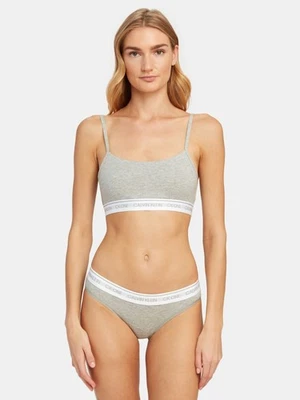 Calvin Klein Bralette Grey Heather Cotton Blend, XL - Image 1 of 4