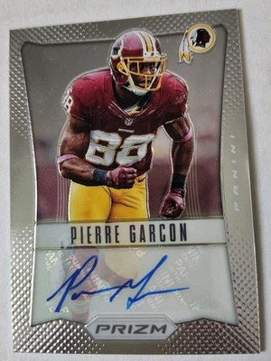 2012 PANINI PRIZM AUTOGRAPHS Pierre Garcon Auto #6/10 SSP Redskins Only 10 - Image 1 of 2
