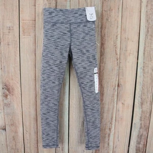 Xersion Leggings Girls Size M (10-12) Gray Heathered Fleece Lined Quick-Dri WARM - Picture 1 of 6