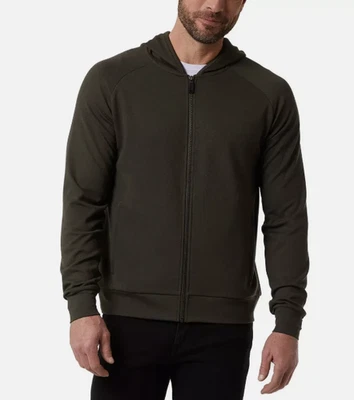 32 Degrees Heat Men's Full Zip Hooded Jacket, Green, Size M - Image 1 of 4