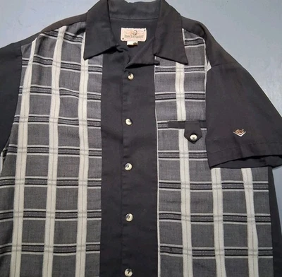 Vintage 90s BC Ethic Casual Bowling Shirt Mens Large Made In USA VTG 1990's  - Image 1 of 4