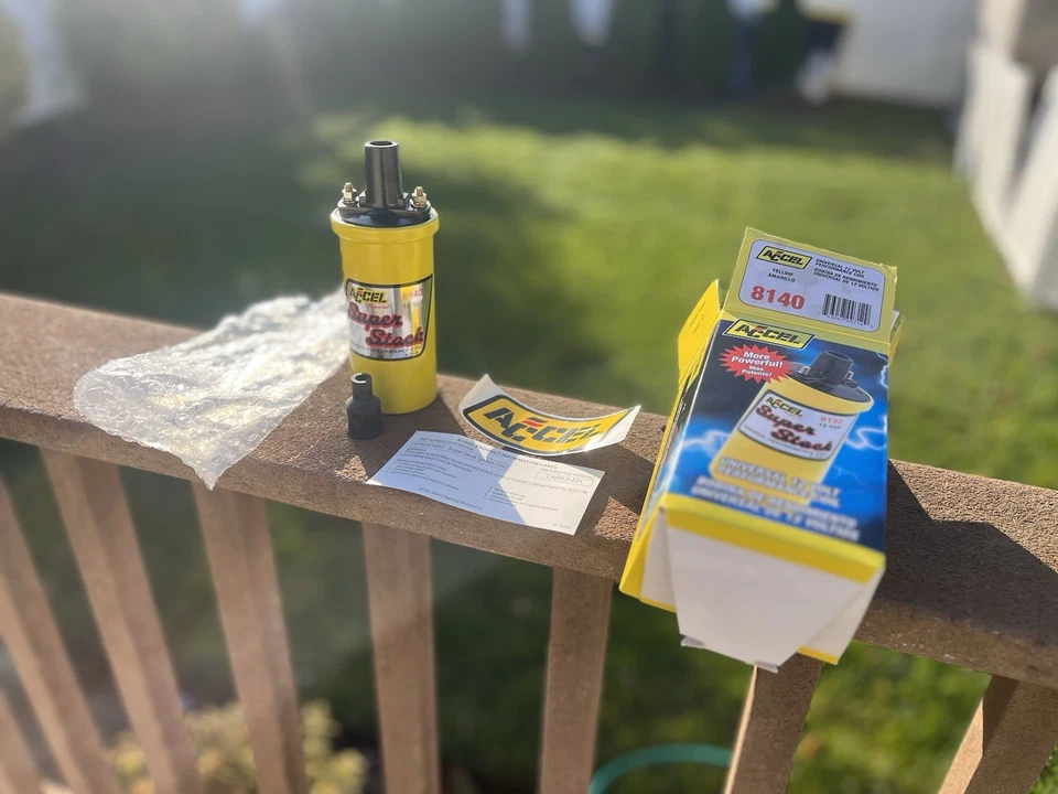 ¡Nuevo ACCEL 8140 Super Stock Bobina de Encendido Alto Rendimiento 12V Actualización V8! Foto 1 de 4