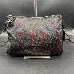 articolo COACH borsa a tracolla floreale chiusura girevole tracolla 27a - Foto 1 di 12