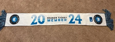 Bufanda Charlotte FC 2024 boleto de temporada miembro uniendo a las Carolinas MLS fútbol Foto 1 de 4