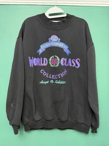 Mens XL Sweatshirt. IOU. World Class Collection. Black. SKU 20026 - Picture 1 of 5